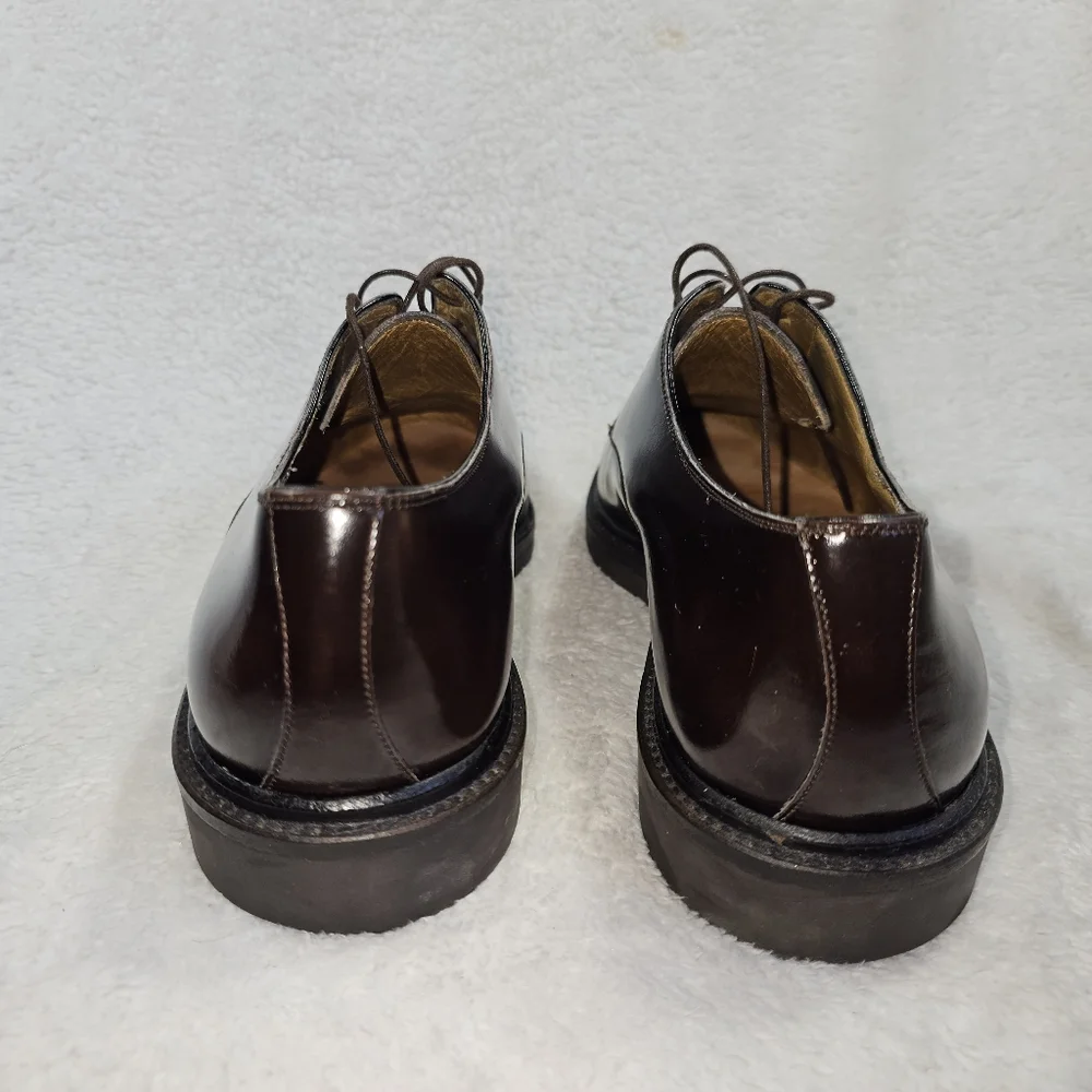 Cole Haan Mens 11 Shoes Calhoun Dress Oxford Split Toe Brown Burgundy Leather‎